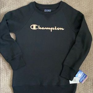 Black champion sweatshirt